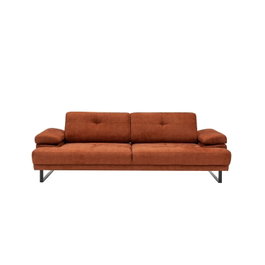 Atelier Del Sofa Sofá-cama 3 Plazas Mustang Naranja Estilo Industrial Hotelero